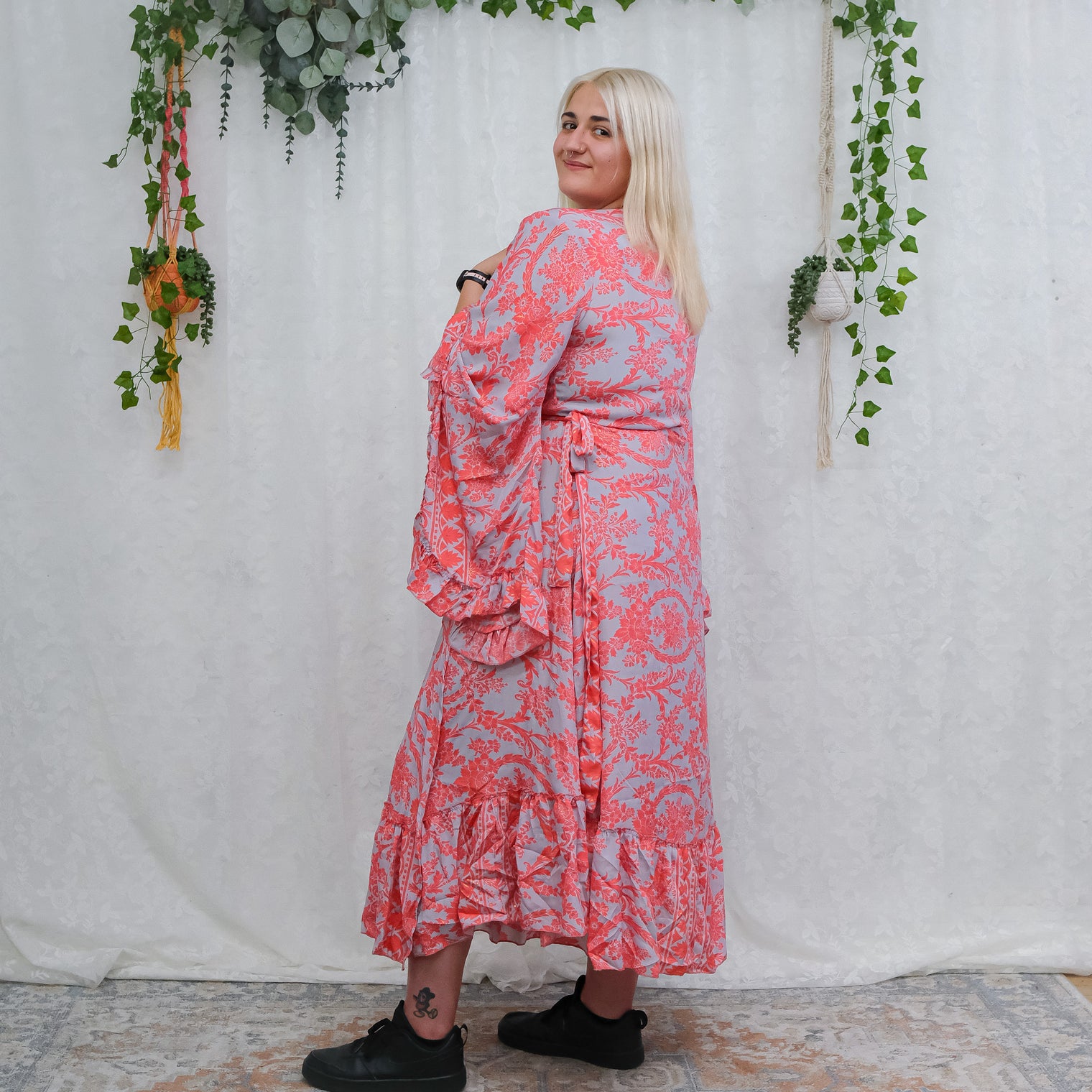 Goddess Midi Wrap Dress