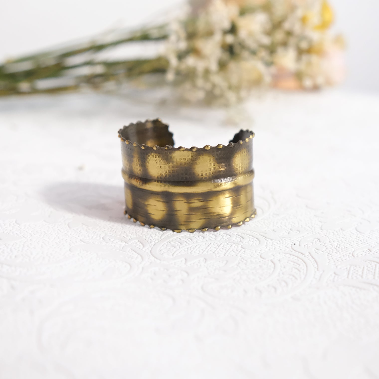 Adjustable Boho Statement Wrist Cuff