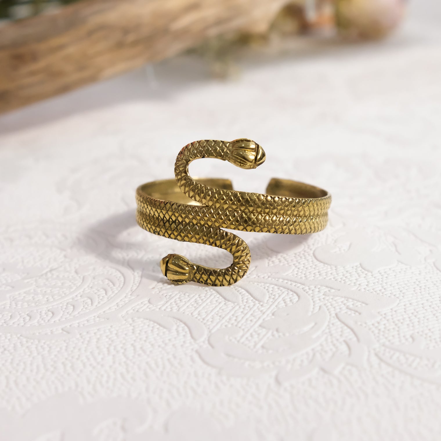 Snake Wrap Cuff Bracelet