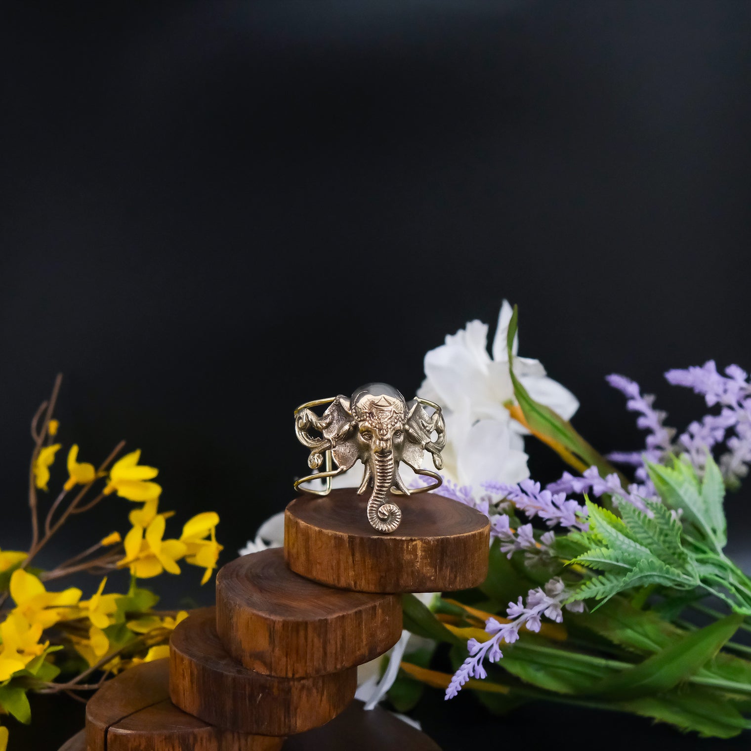 Boho Elephant Metal Bracelet