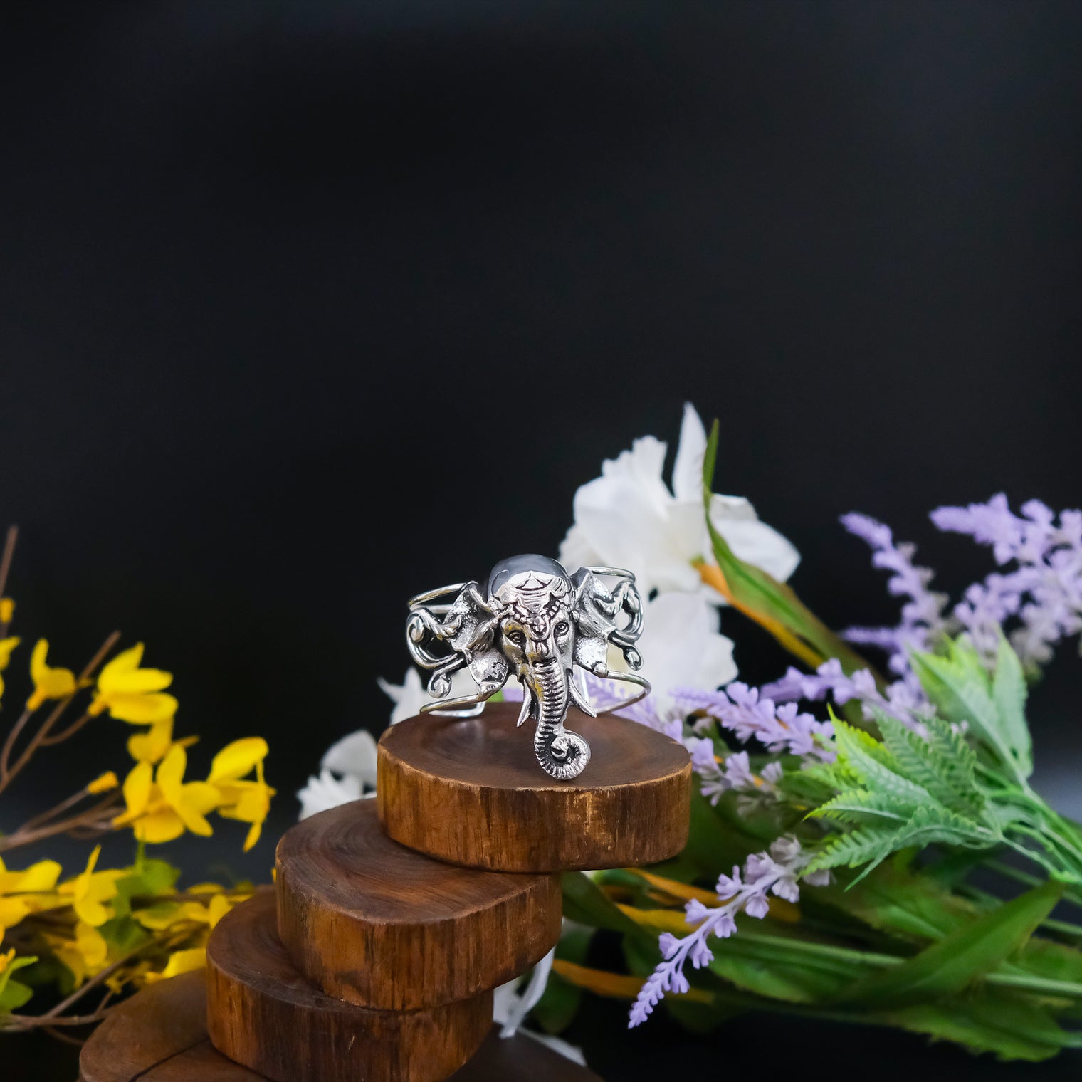 Boho Elephant Metal Bracelet