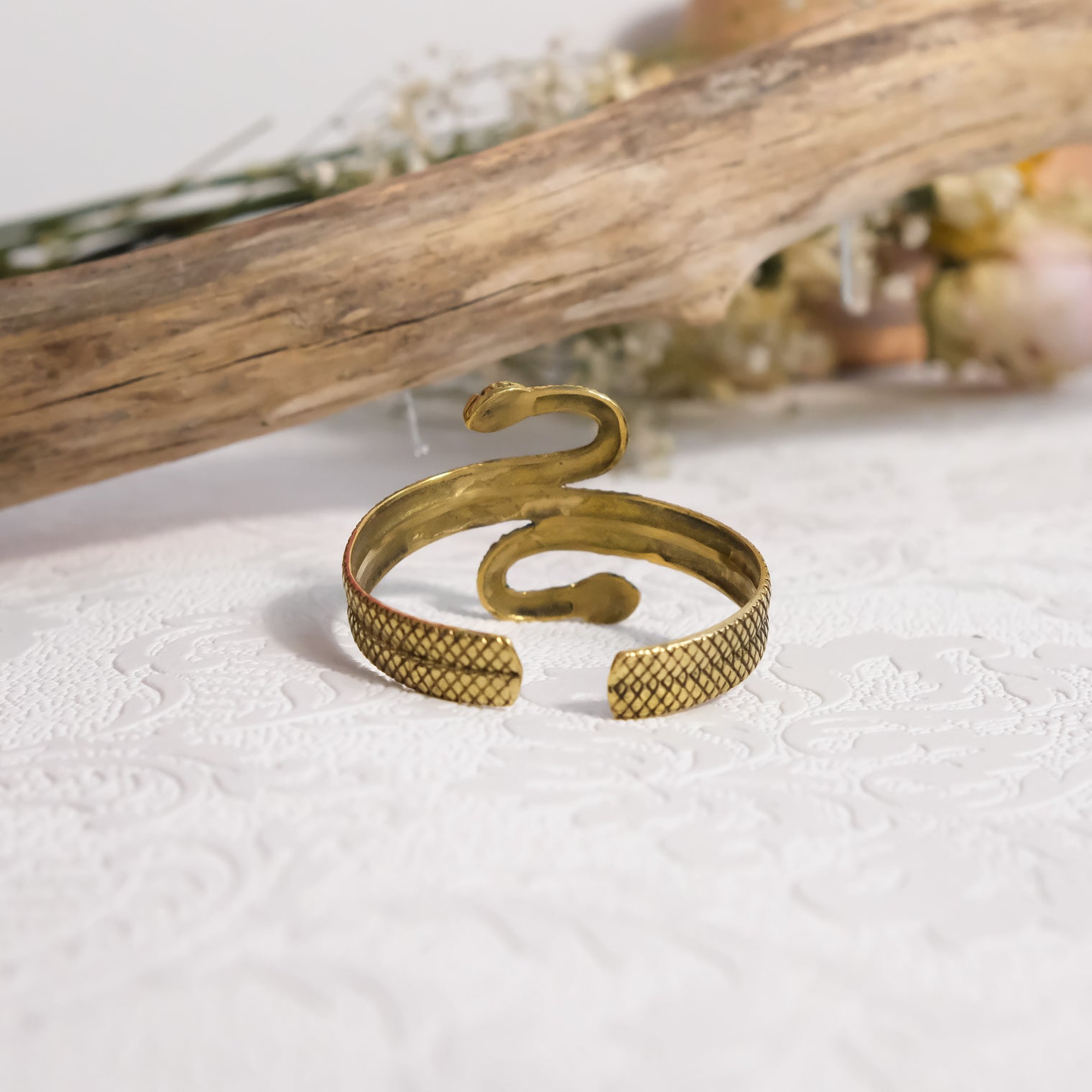 Snake Wrap Cuff Bracelet