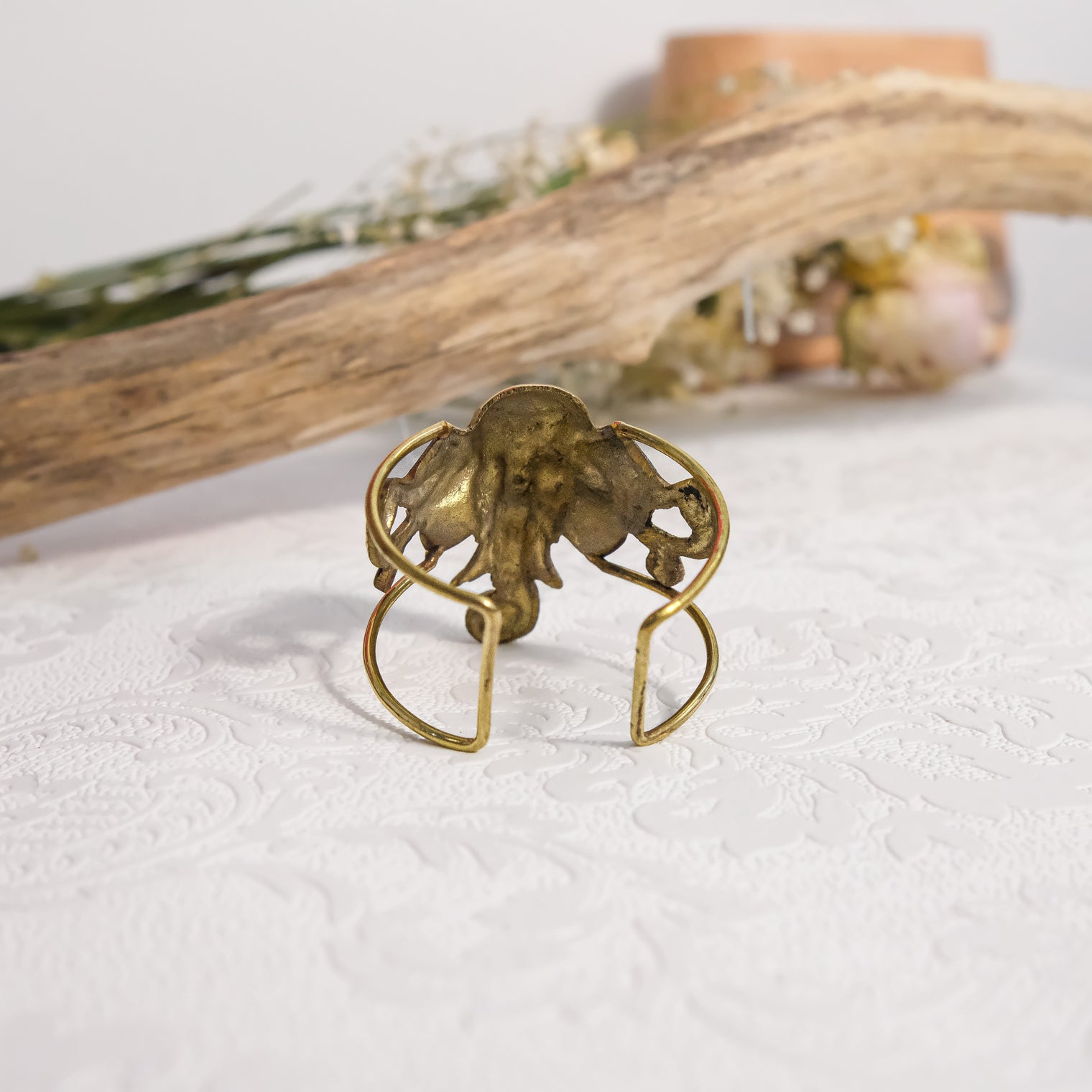 Ganesha Adjustable Cuff Bracelet