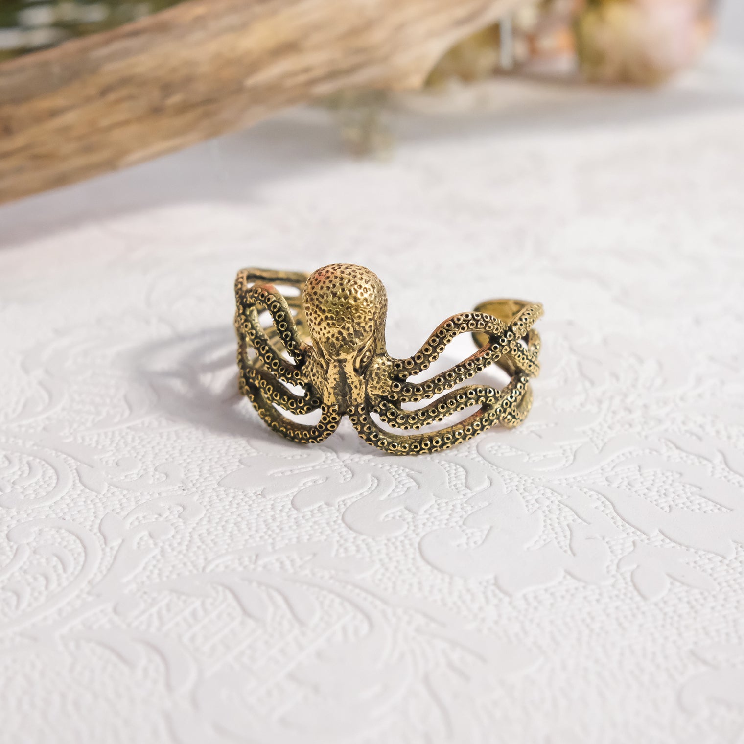 Octopus Wrap Cuff Adjustable Bracelet