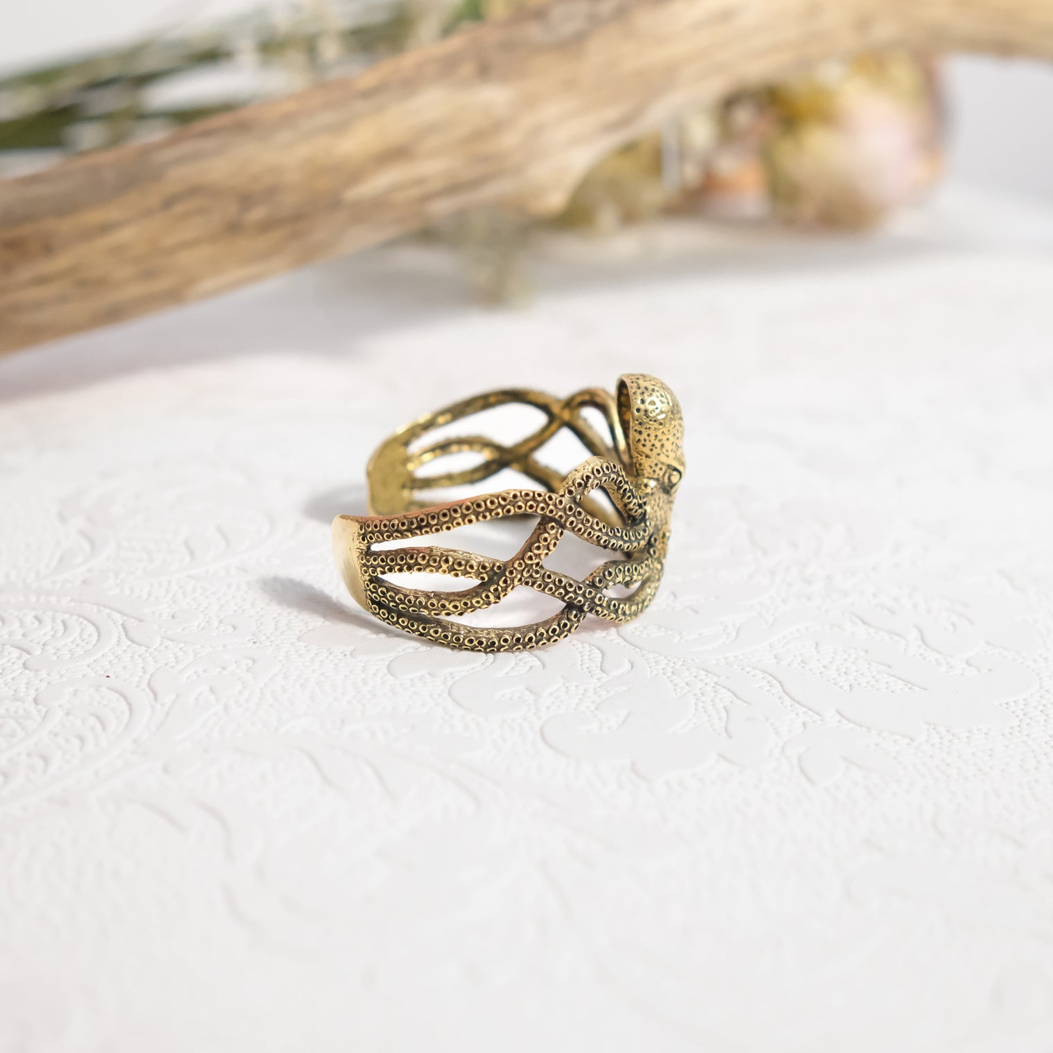 Octopus Wrap Cuff Adjustable Bracelet