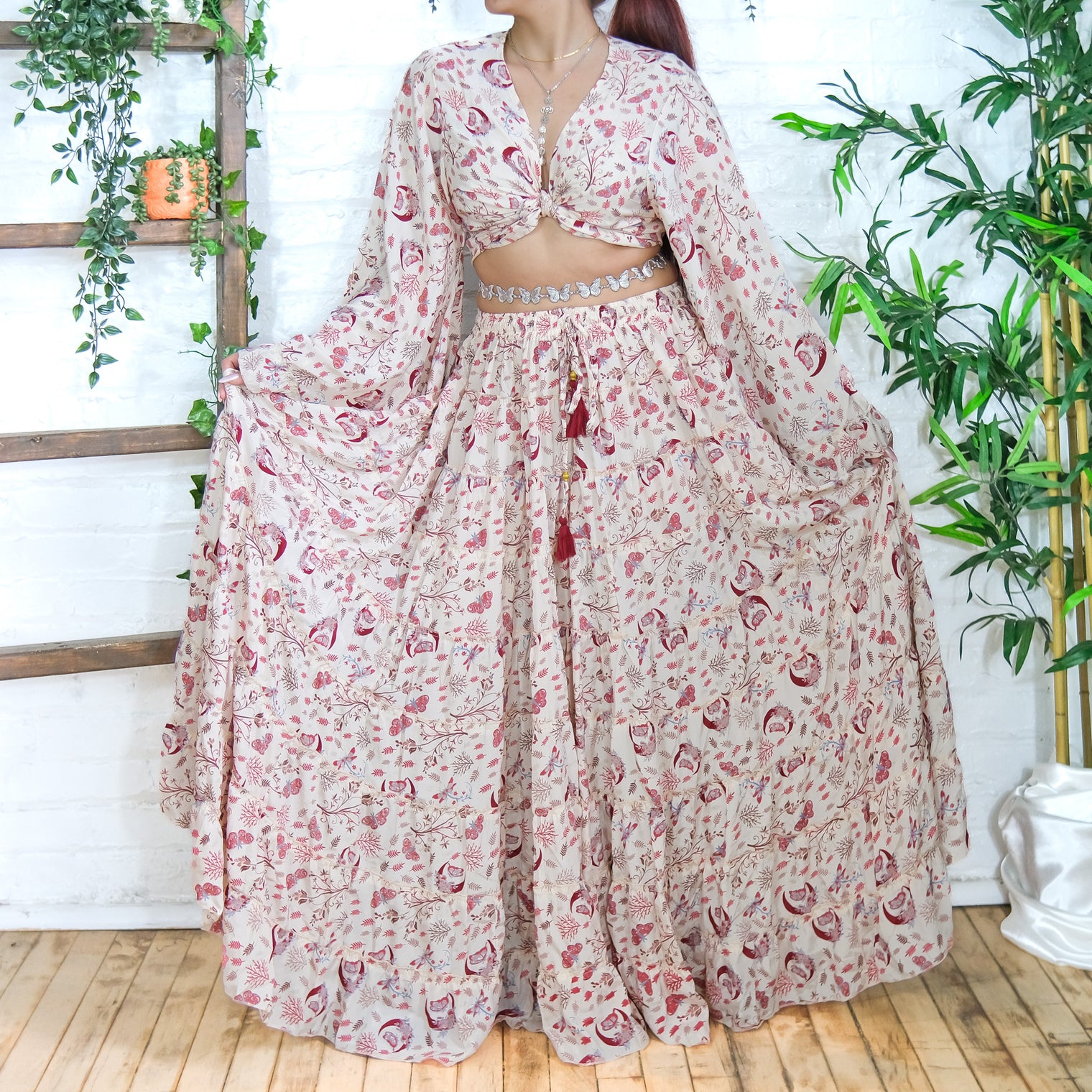 Nova Whisper Flowy Skirt Set