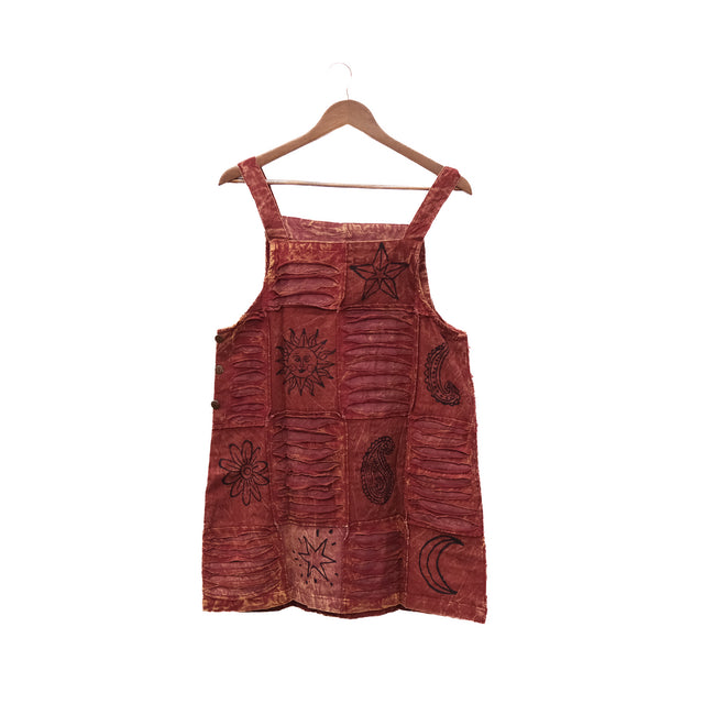 Patchwork Ribbed Cotton Mini Dress