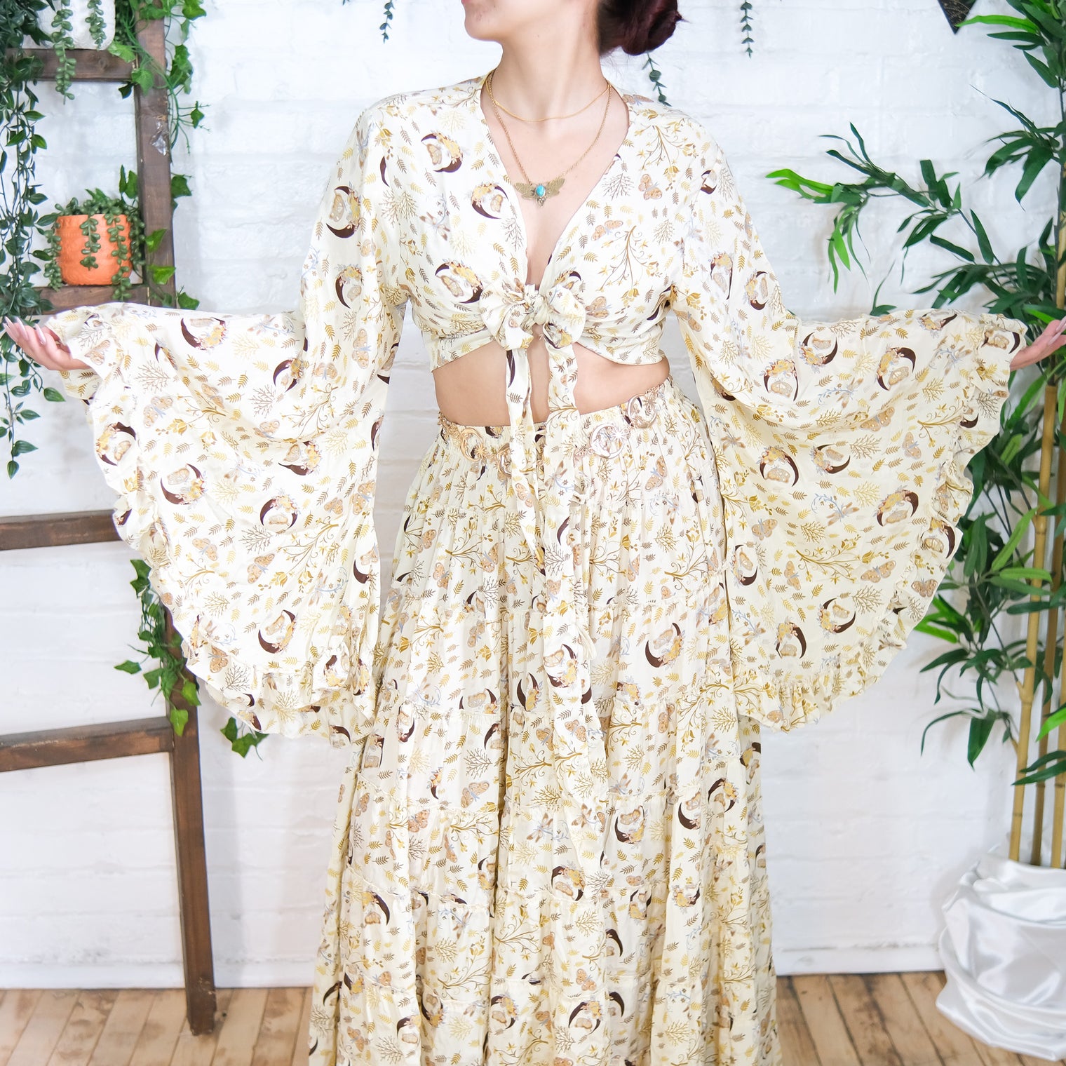 Nova Whisper Flowy Skirt Set