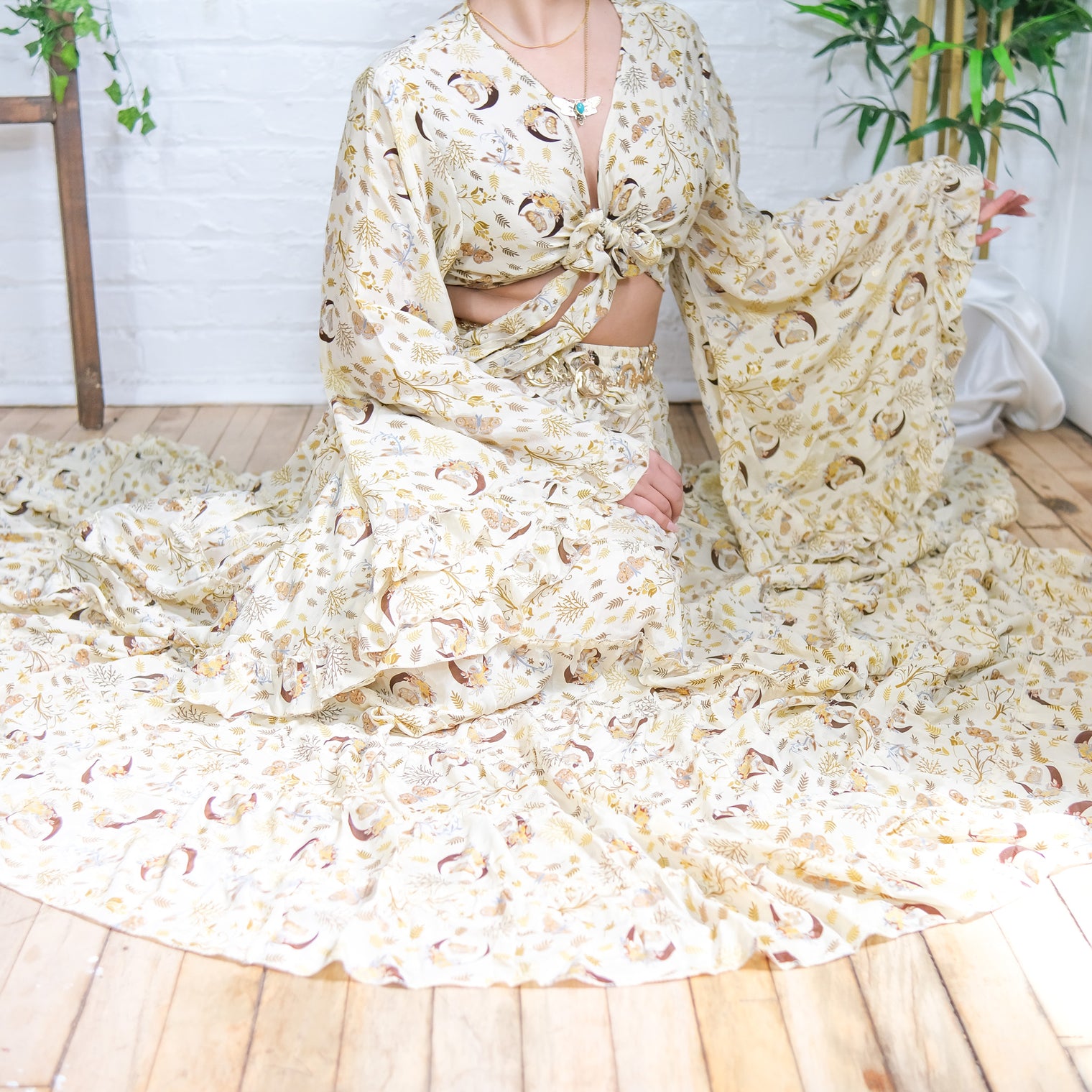 Nova Whisper Flowy Skirt Set