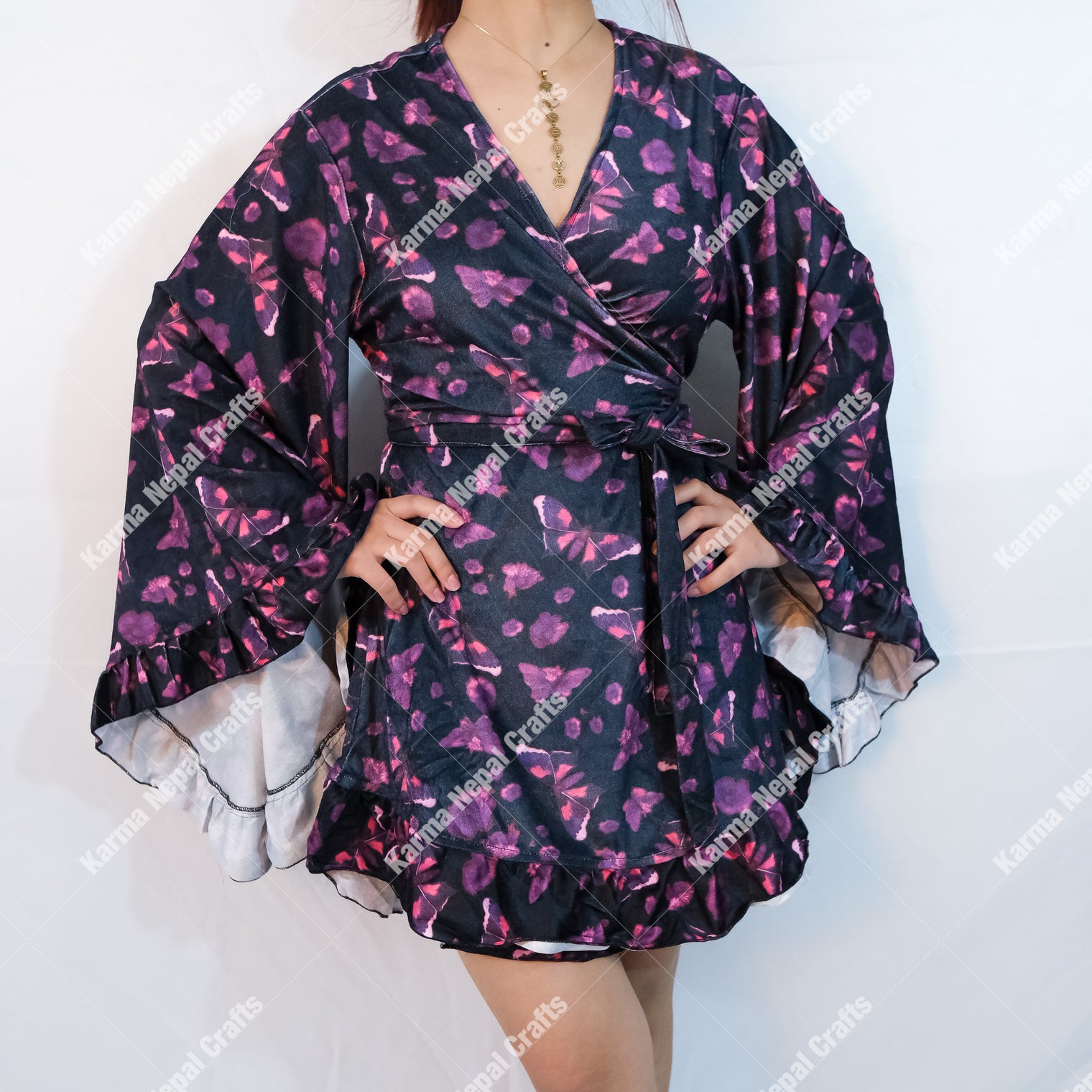 Moonlit Fae Wrap Dress