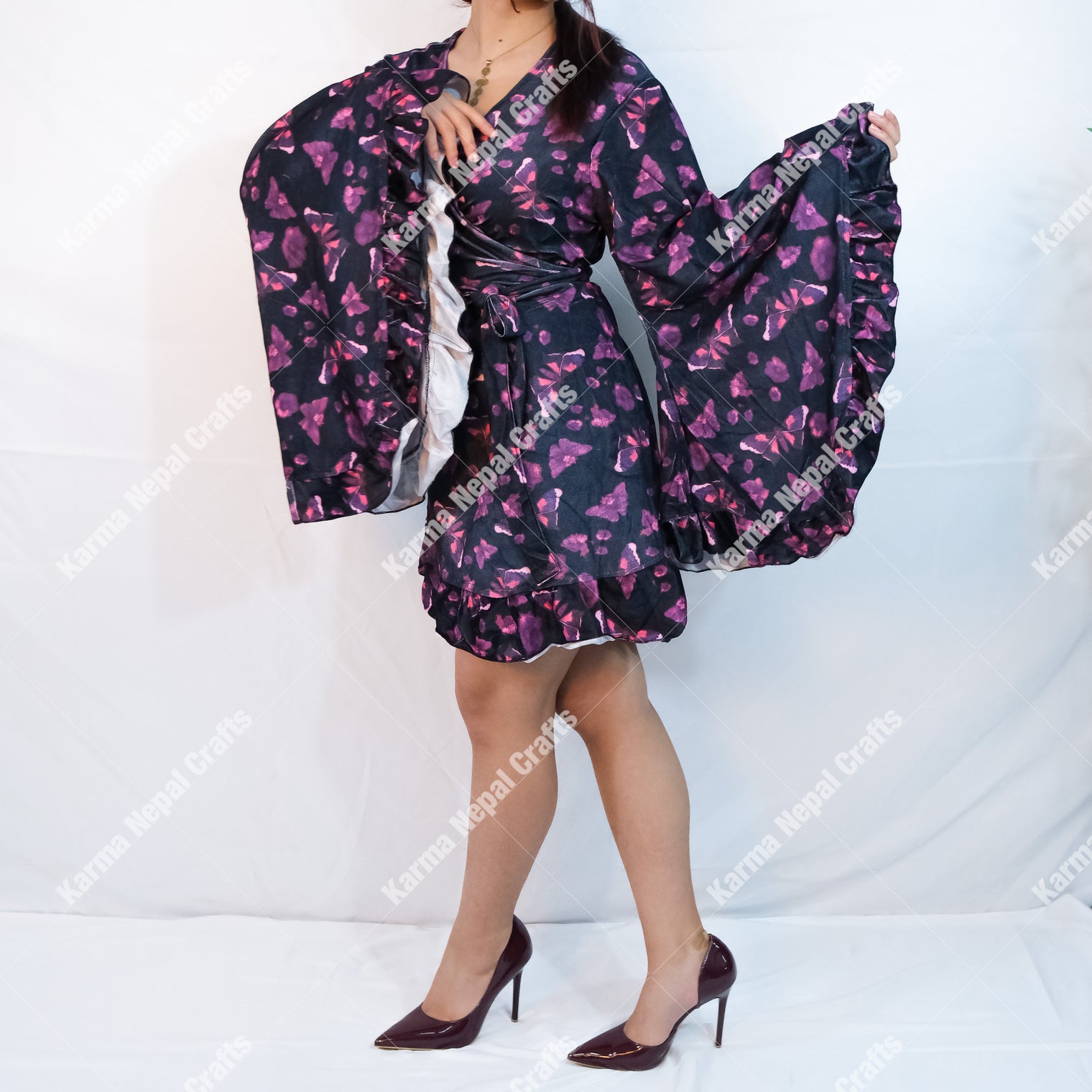 Moonlit Fae Wrap Dress