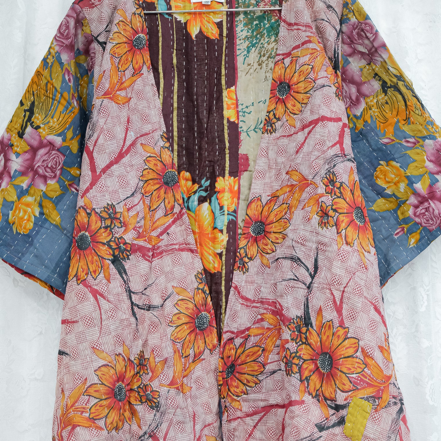Kantha Short Kimono