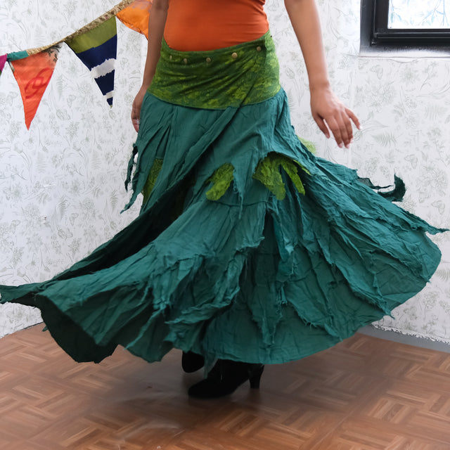 Dusty Moon Layered Wrap Skirt
