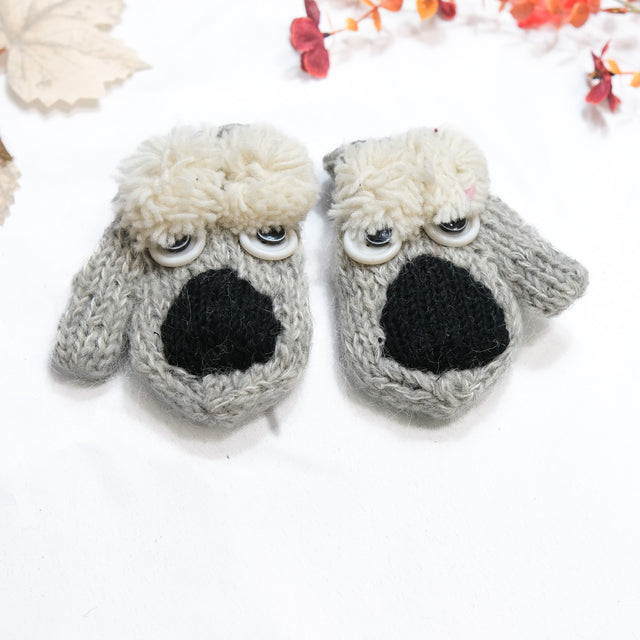 Knitted Woolen Kids Mitten