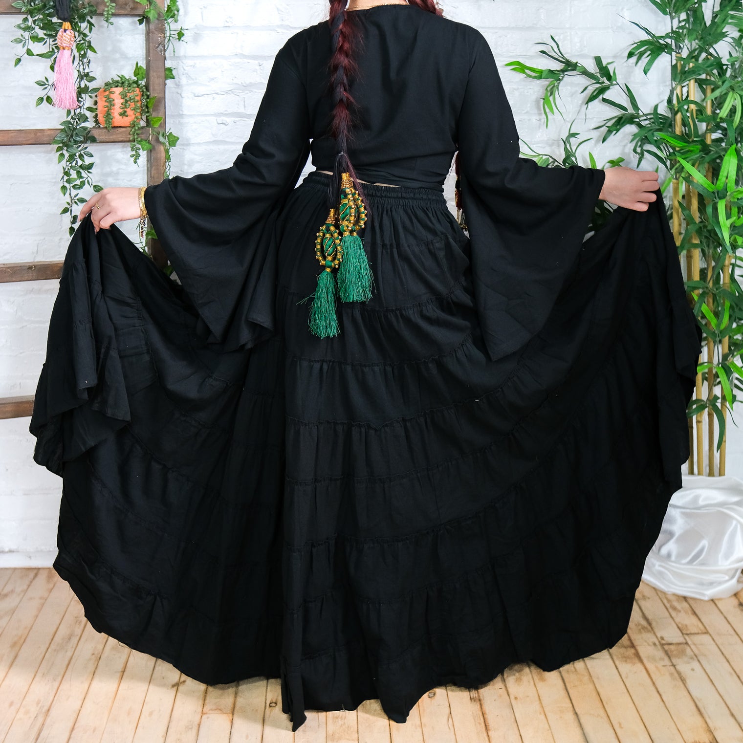 Solstice Skirt with Ruffle Sleeve Top