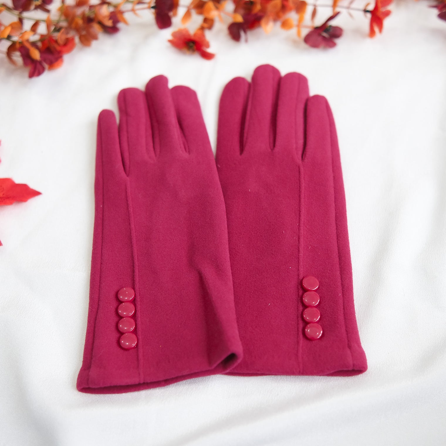 Women Touch Screen Gloves with Fleece Lining