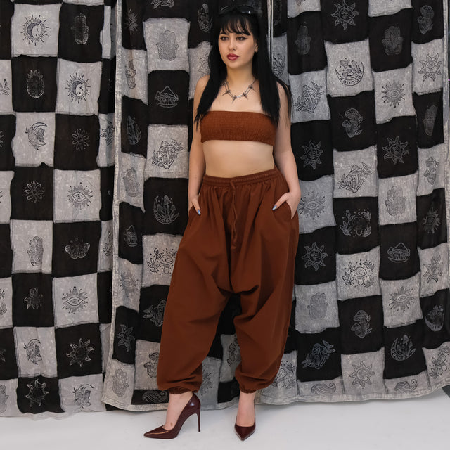 Boho Cotton Unisex Harem Pants