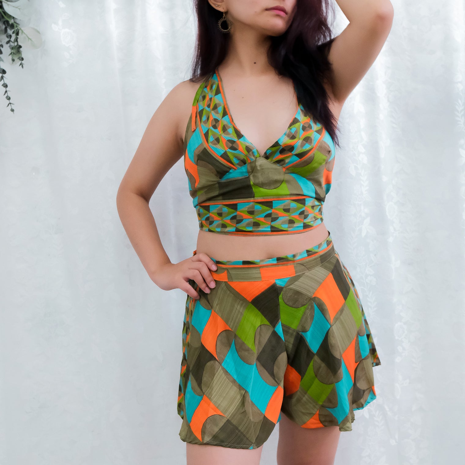 Reversible Retro Halter Top