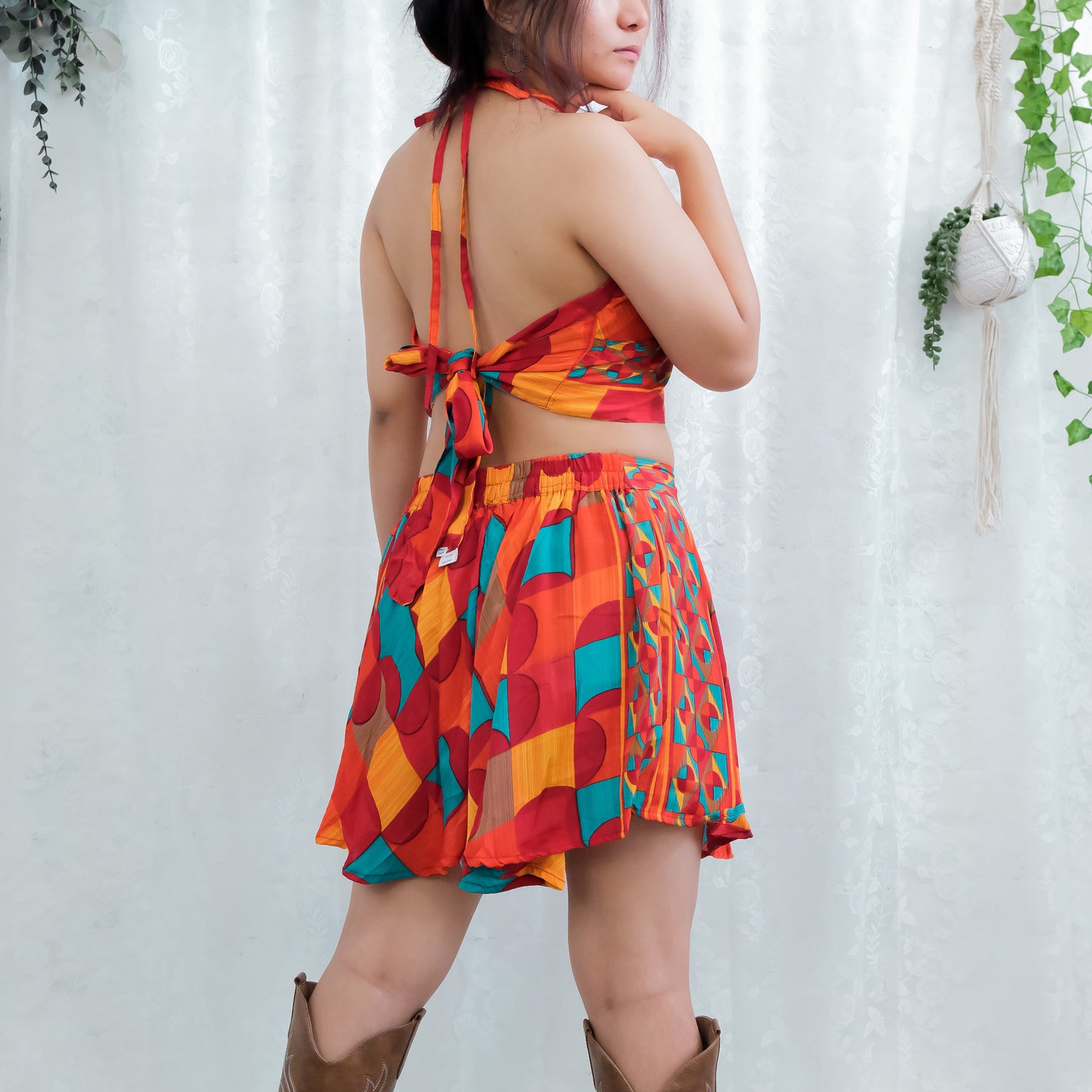 Reversible Retro Halter Top