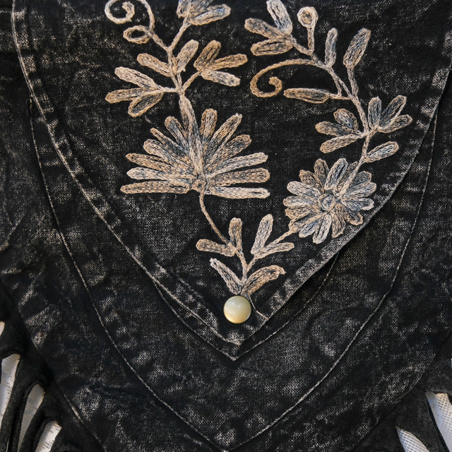 Boho Stonewashed Crossbody Fringe Bag