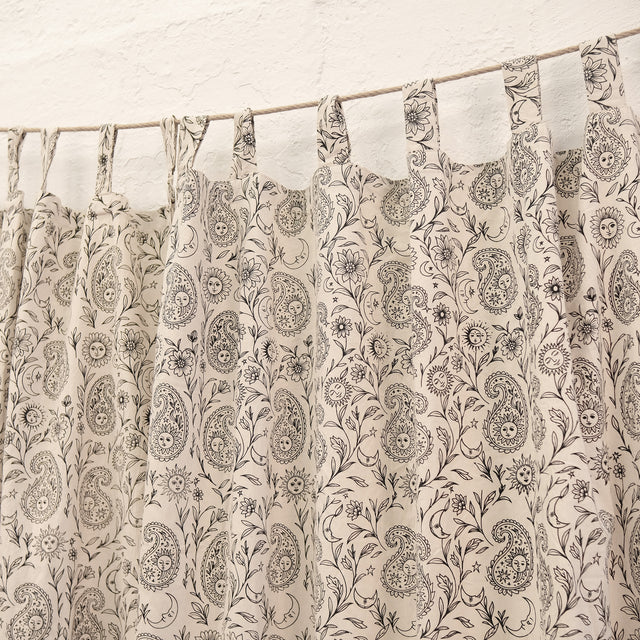 Boho Paisley Cotton Curtains
