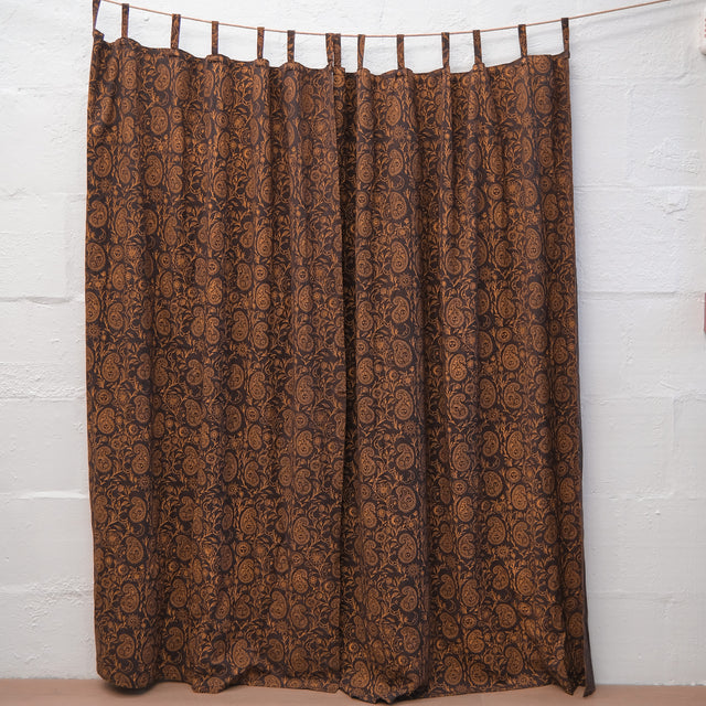 Boho Paisley Cotton Curtains