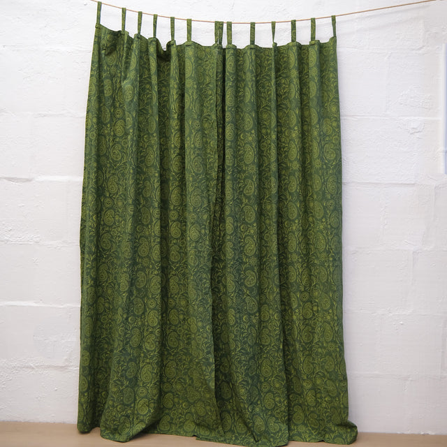 Boho Paisley Cotton Curtains