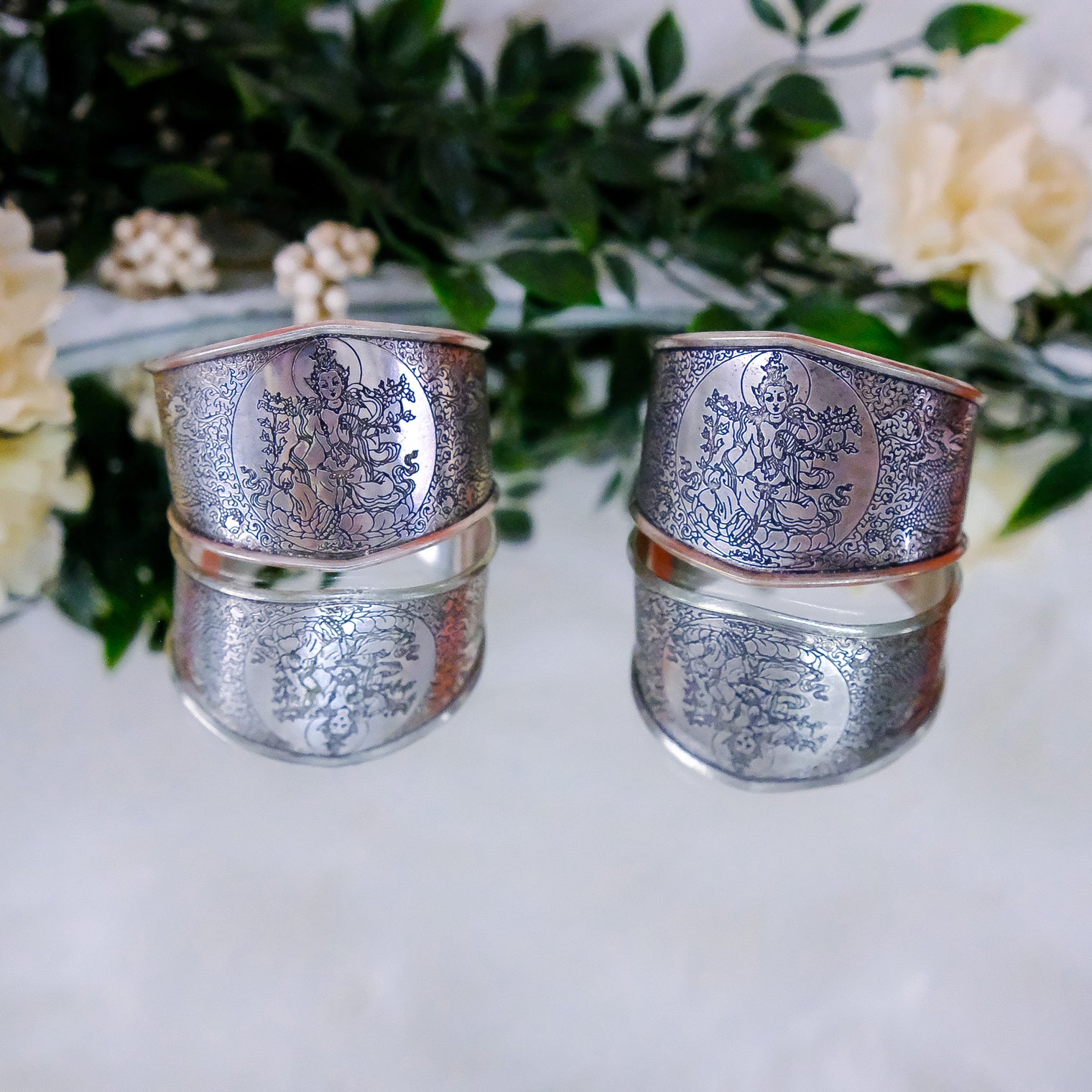 Ethnic Tara Engraved Bracelet