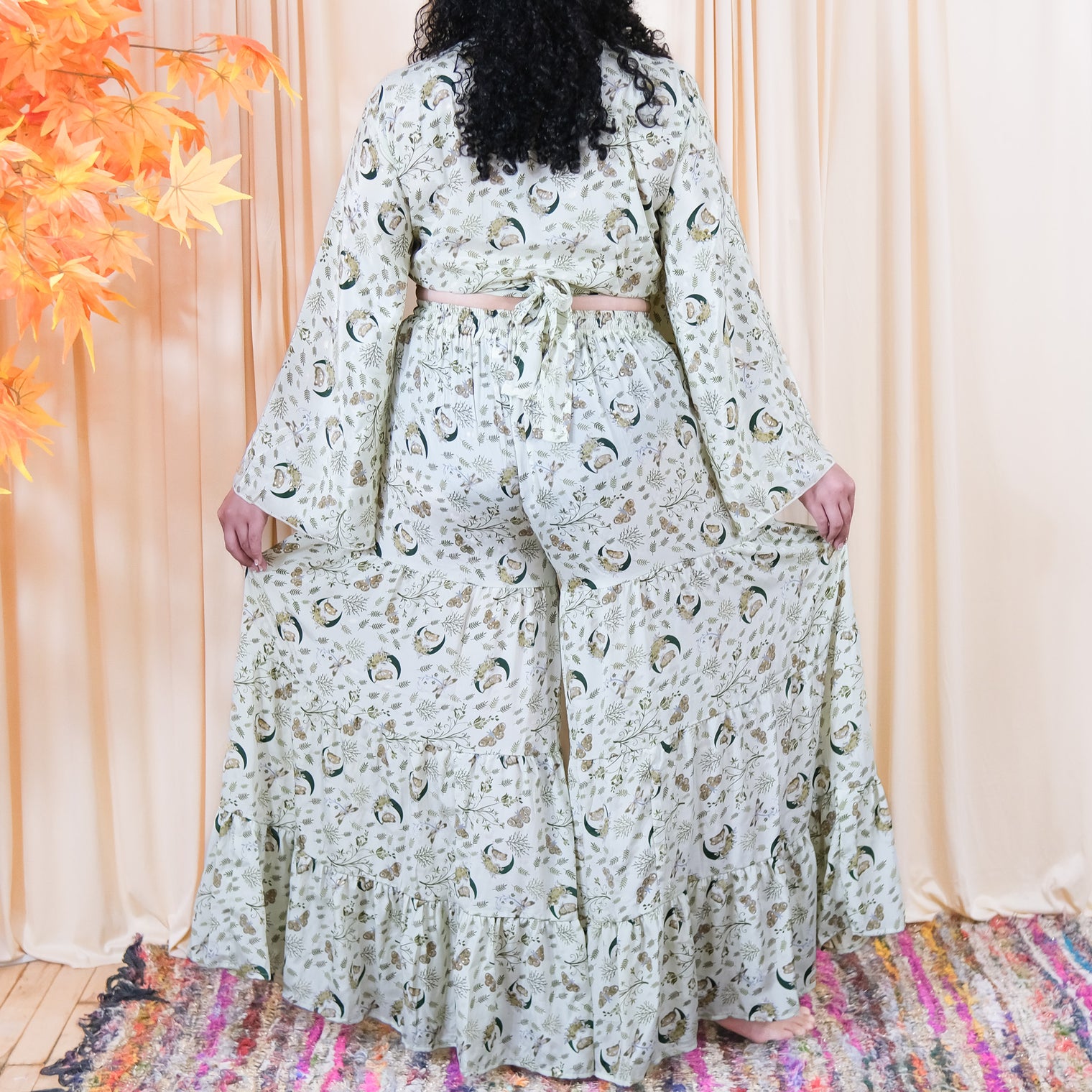 Starweaver Flowy Pants with Bell Sleeve Top