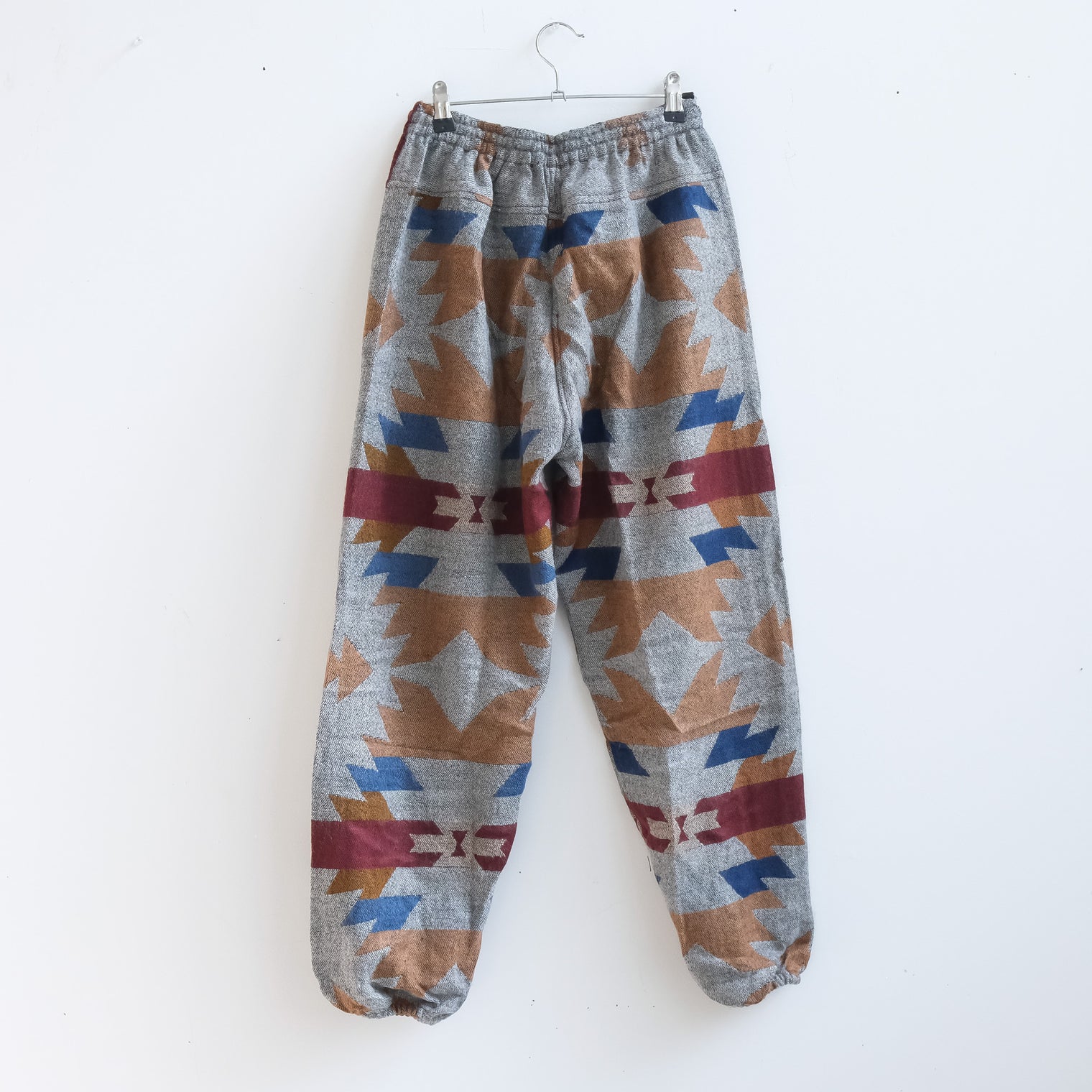 Plaid Print Unisex Wool Blend Joggers
