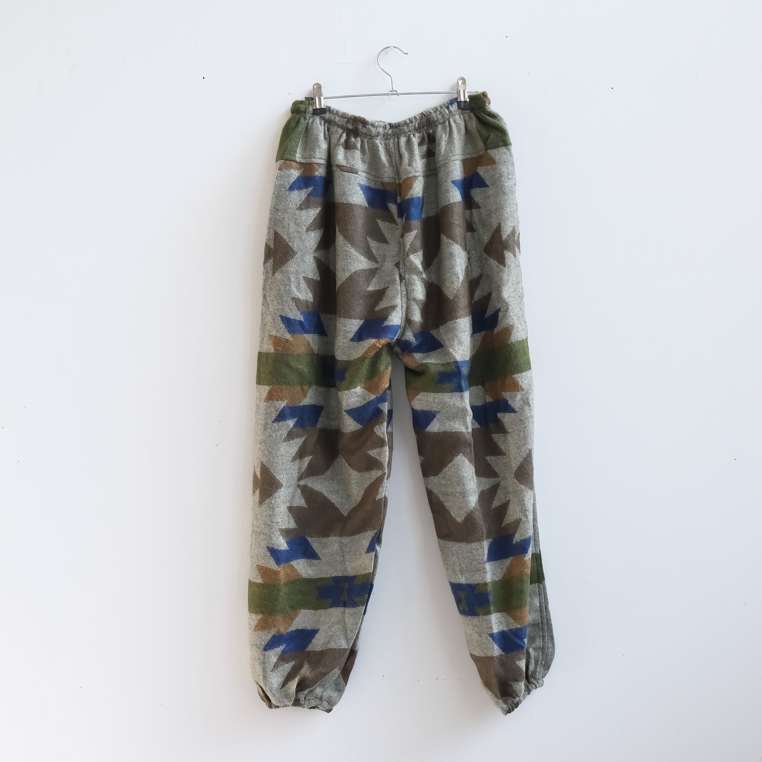 Plaid Print Unisex Wool Blend Joggers