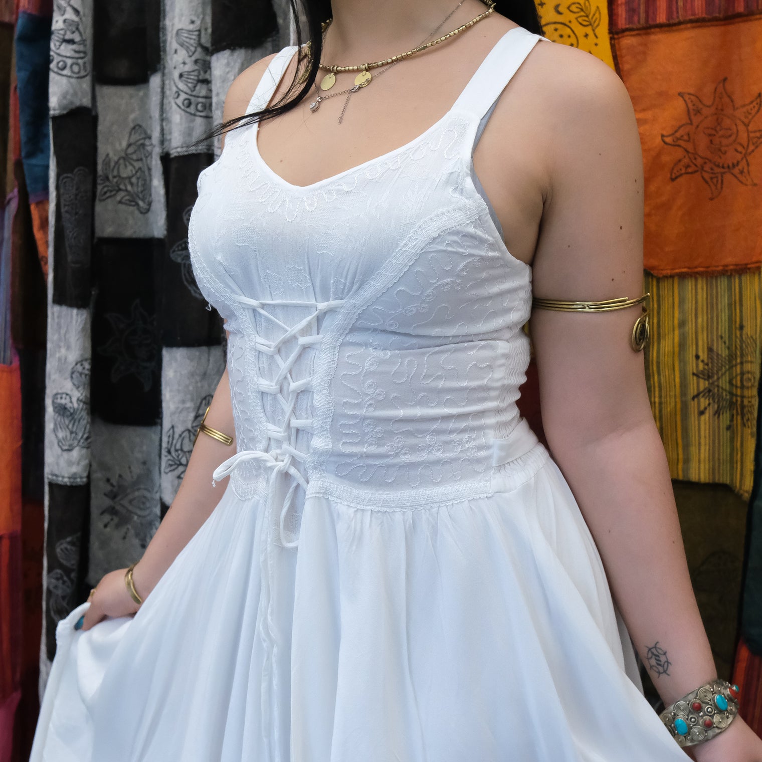 Fairycore Lace Up Dress