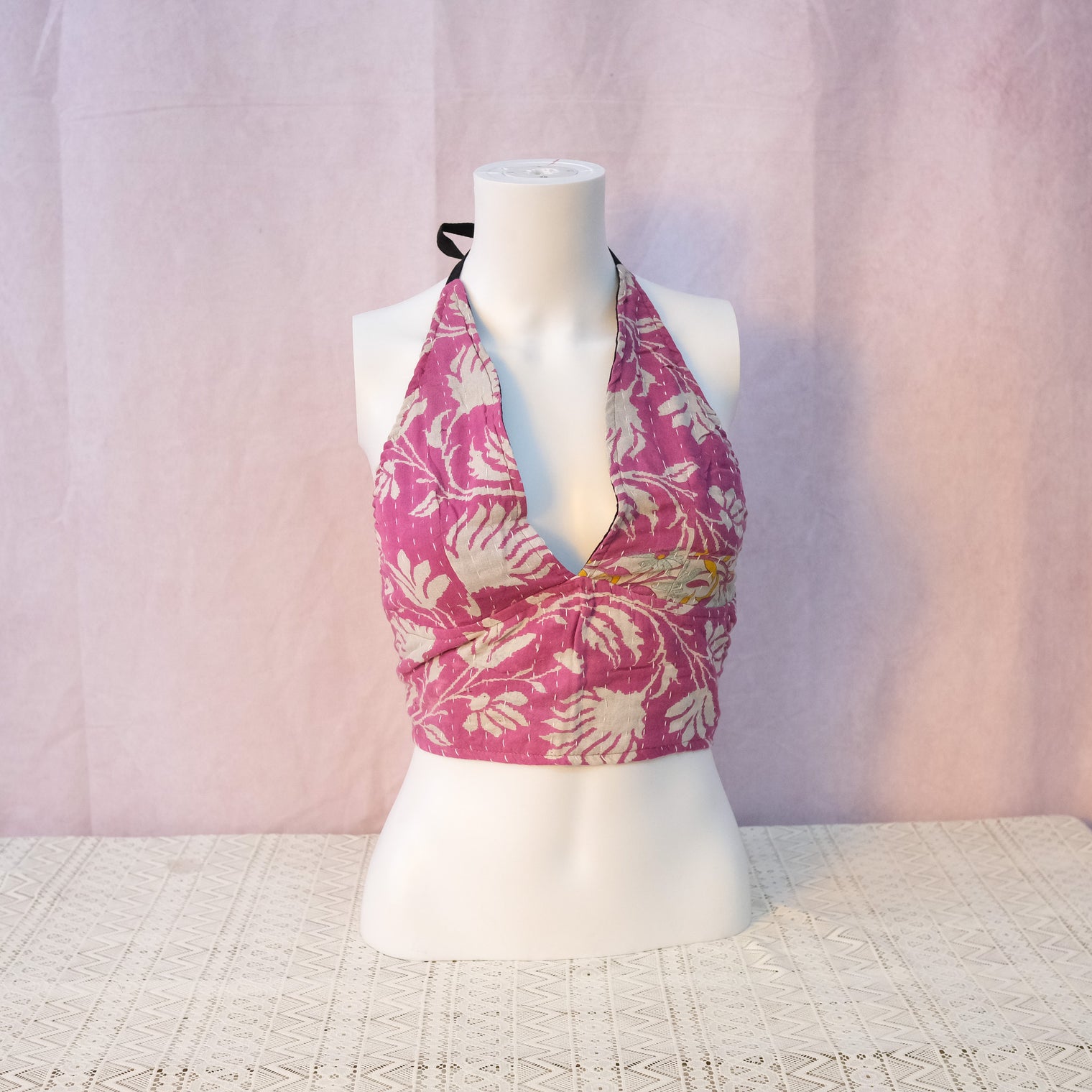 Kantha Reversible Boho Bralette