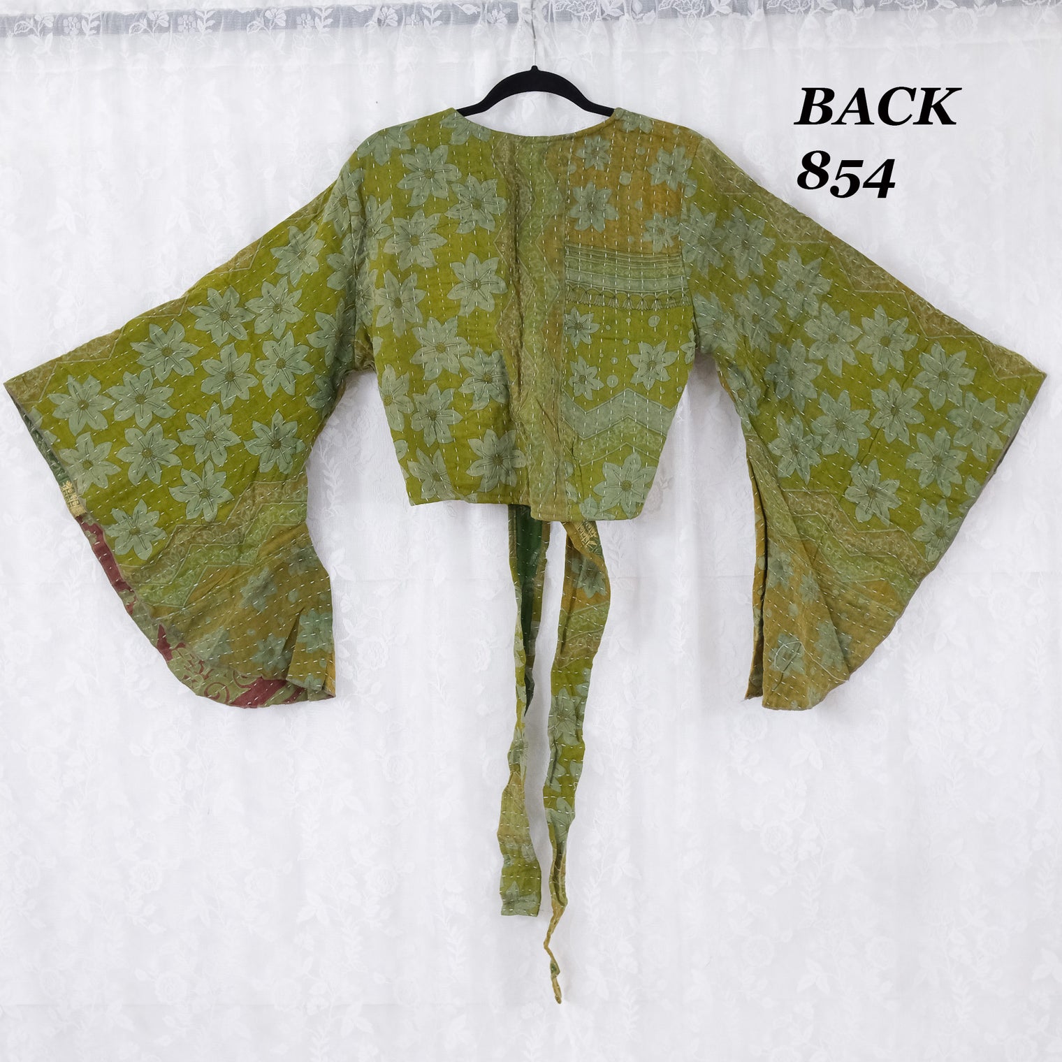 Vintage Kantha Wrap Top