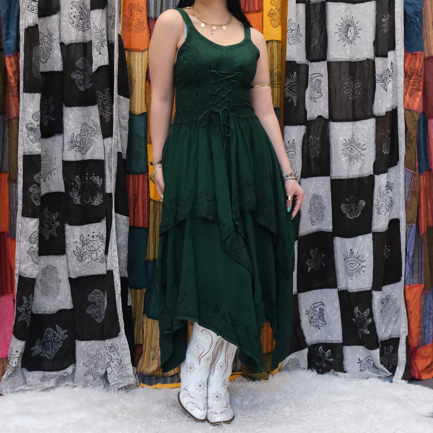 Fairycore Lace Up Dress