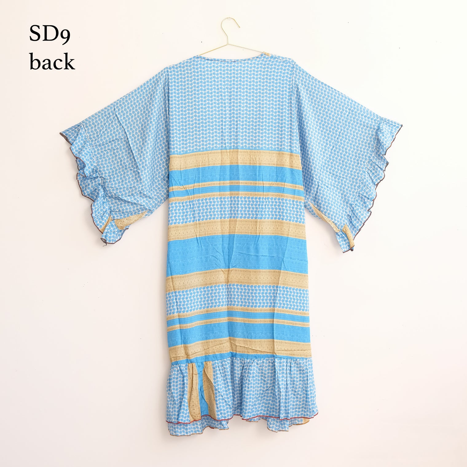 One of a Kind Recycled Silk Flowy Duster