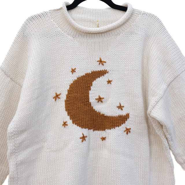 Moonlit Harmony Knit Pullover