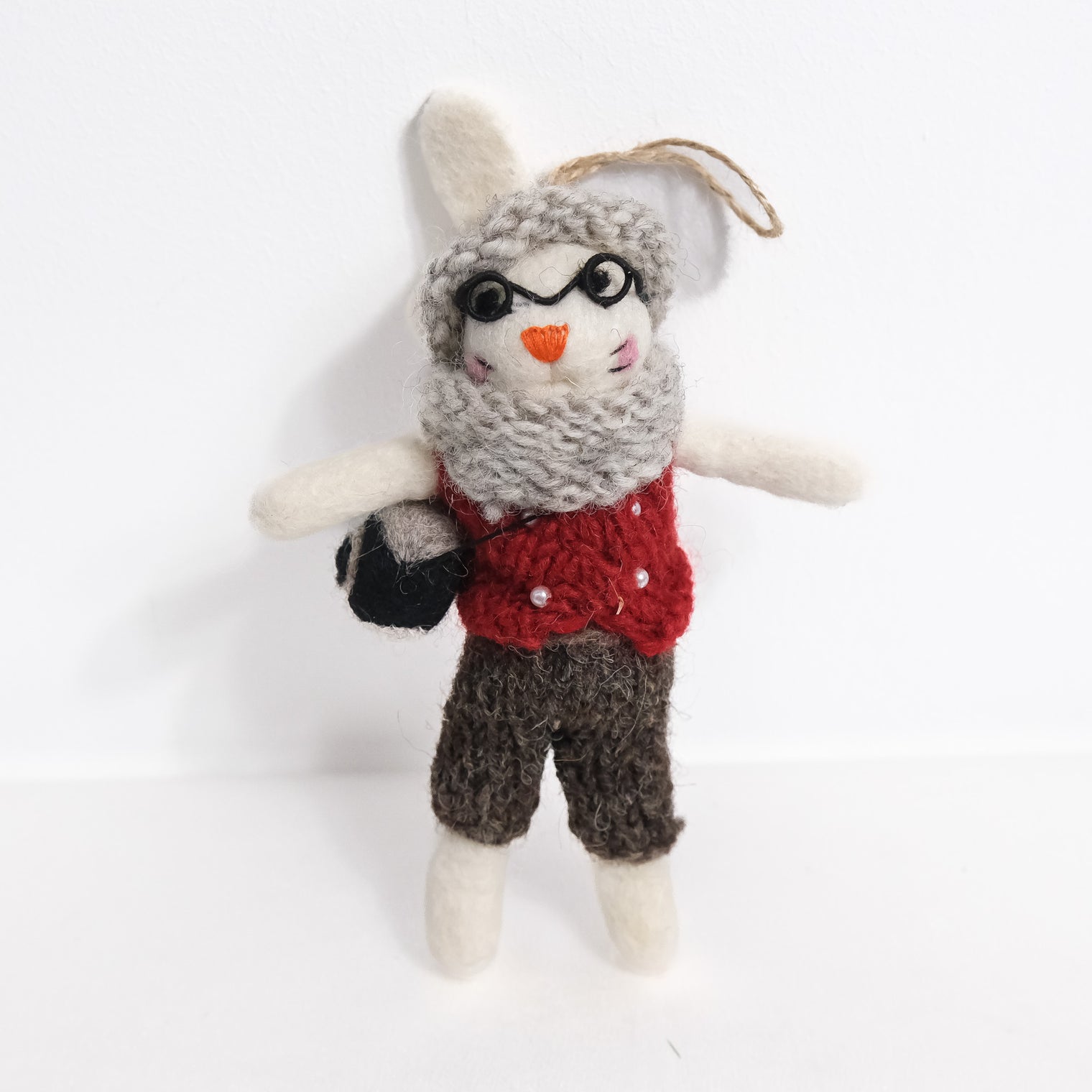 Needle Felted Bunny Ornaments
