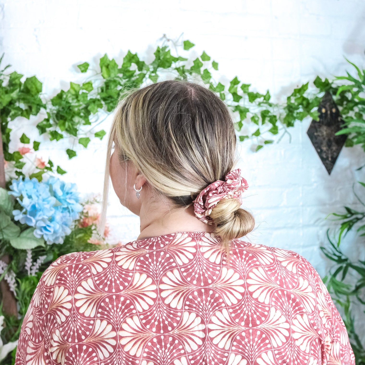 Floral Boho Handmade Scrunchies