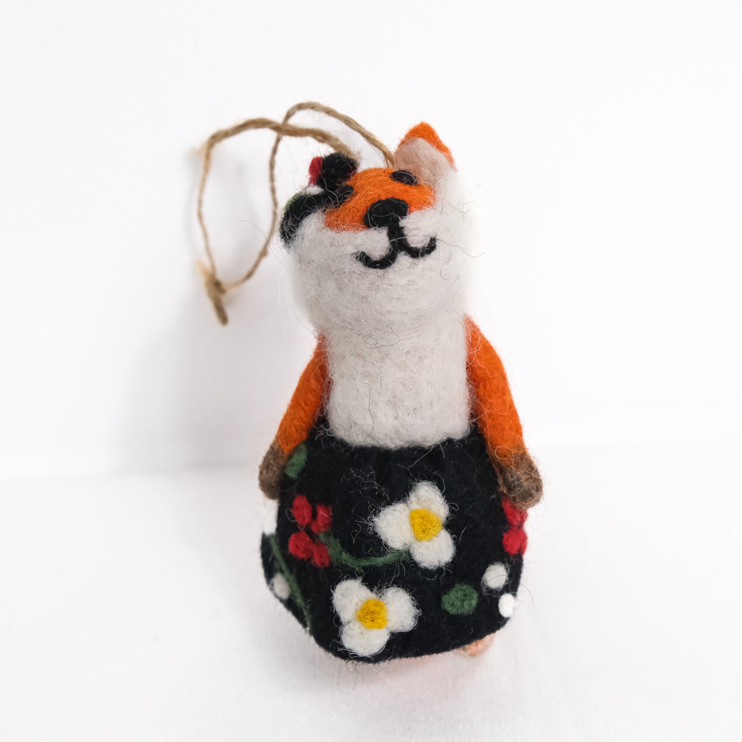 Needle Felted Fox Ornaments