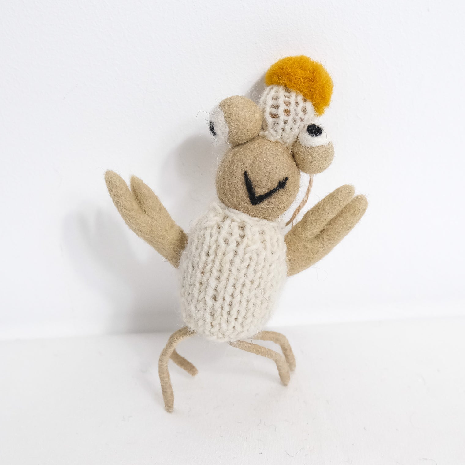 Handmade Felted Animal Ornaments