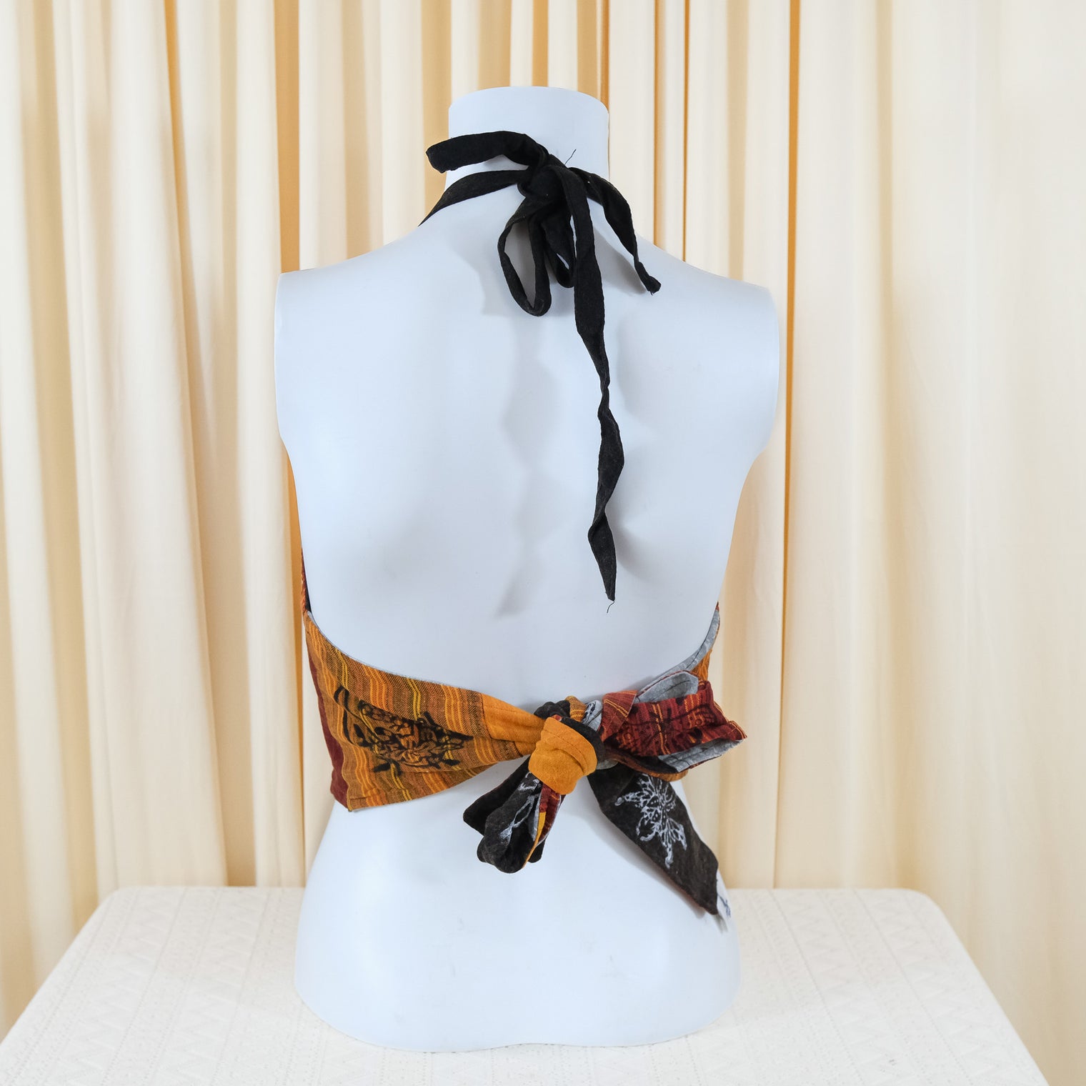 Patchwork Reversible Cotton Bralette