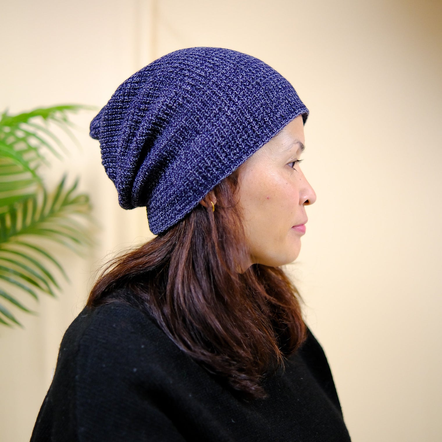 Slouchy Unisex Fleece Lined Hat