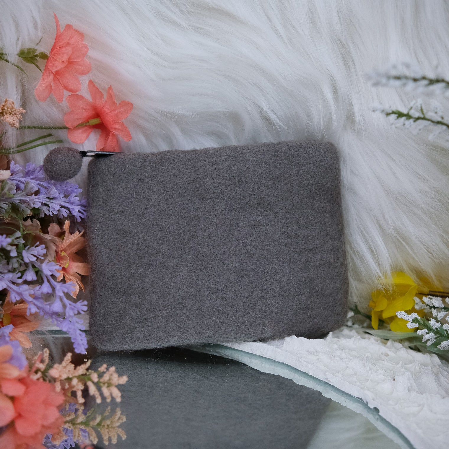 Dream Catchers Designed Felt Pouch