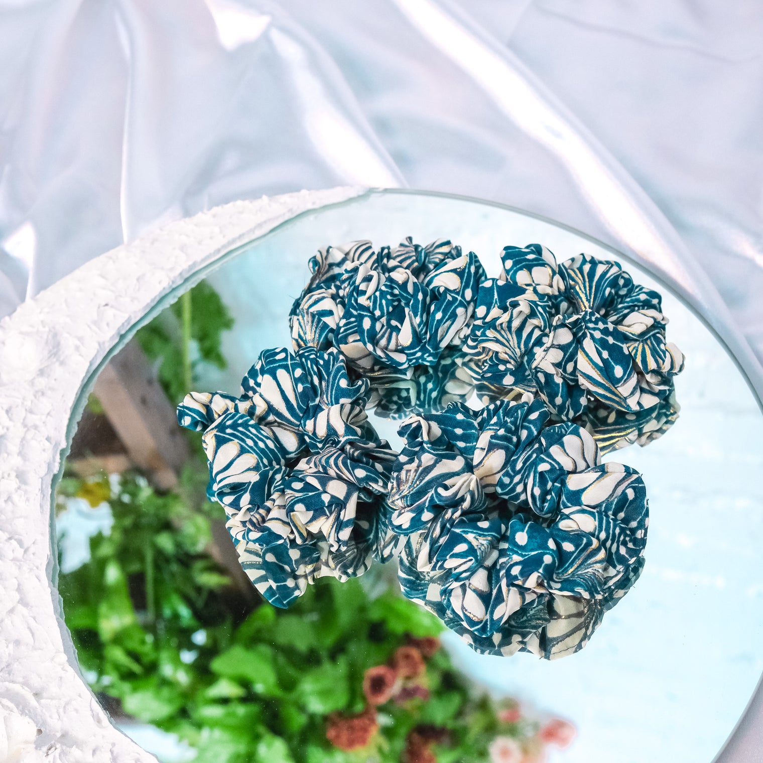 Floral Boho Handmade Scrunchies