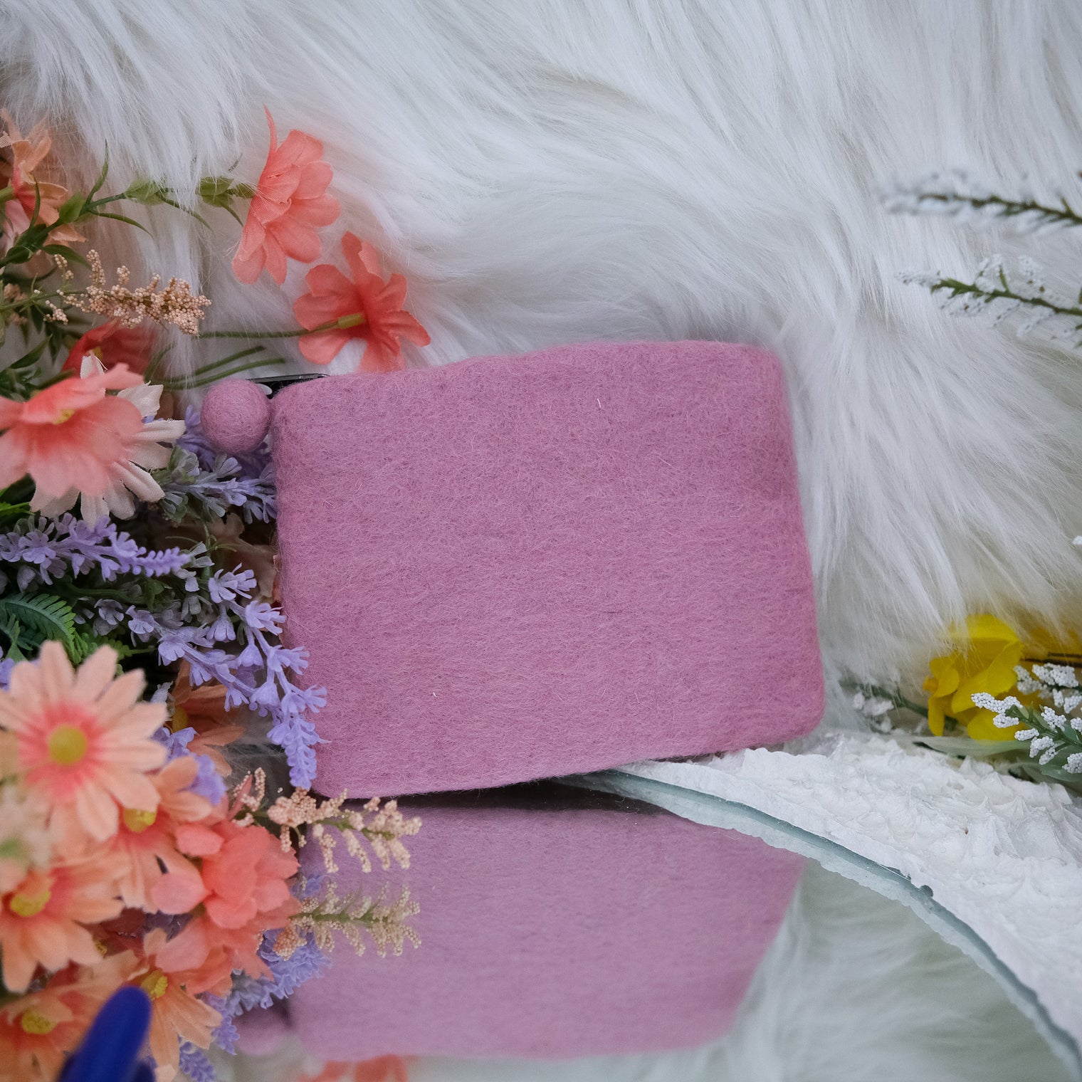 Dream Catchers Designed Felt Pouch