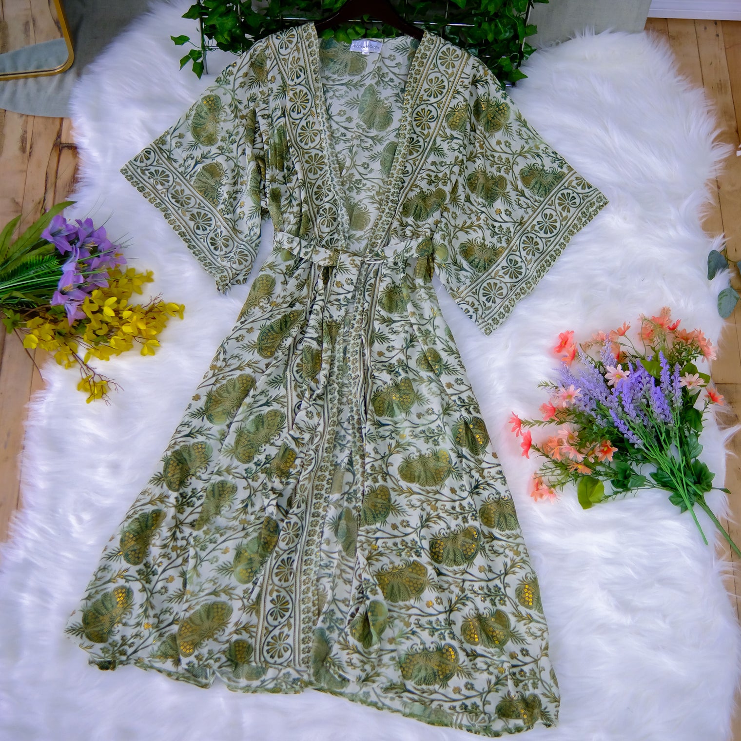 Bohemian Style Long Kimono