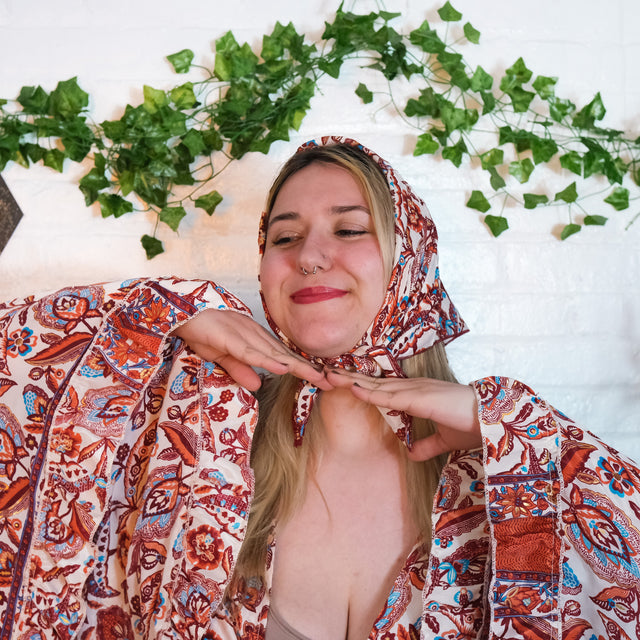 Boho Floral Square Headwraps