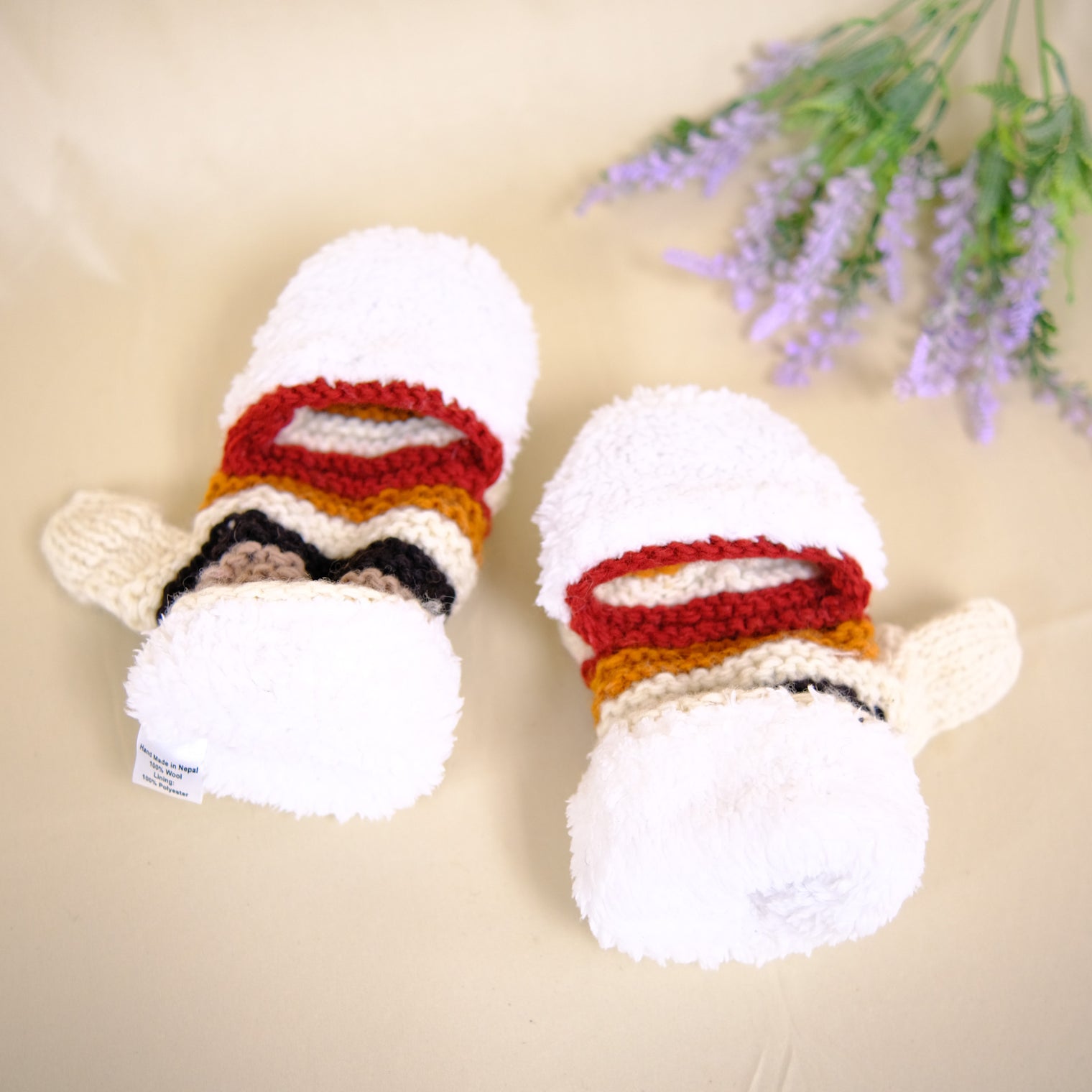 Merino Wool Fleece Lined Convertible Gloves