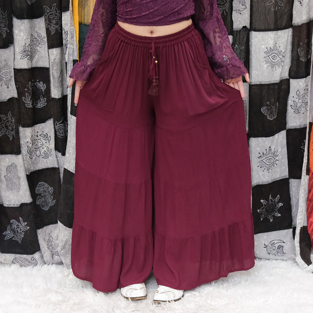 Willow Tiered Boho Palazzo Pants